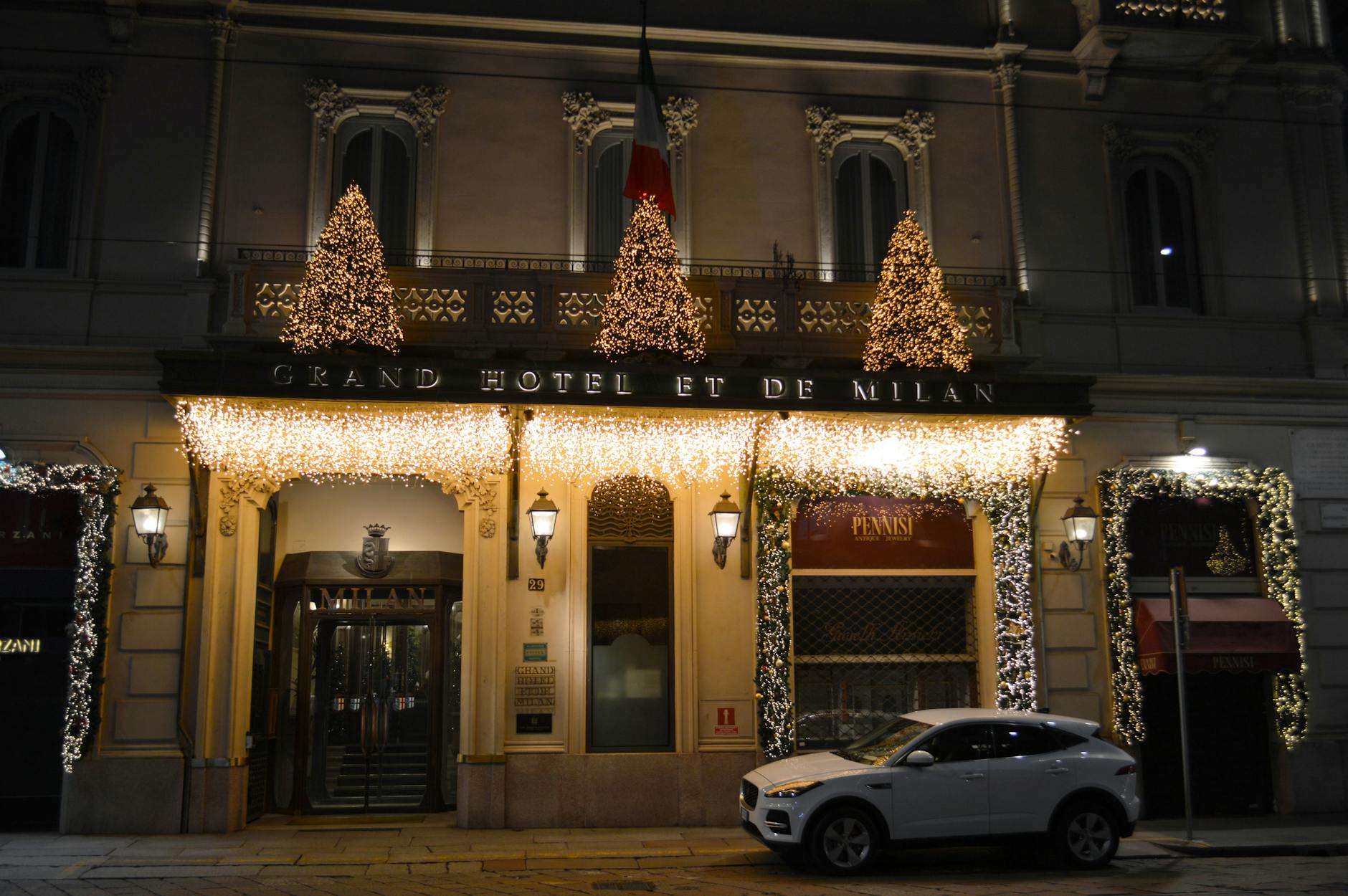 Milan Christmas markets and festive lights in December